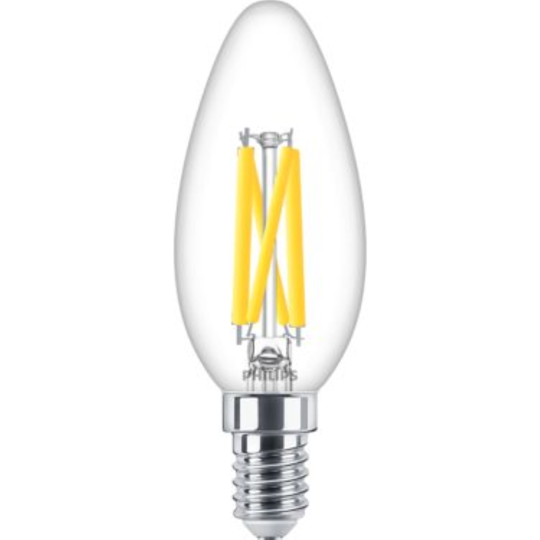 PHILIPS LED FILAMENT LAMP CANDLE 4.5W E14 WW B35